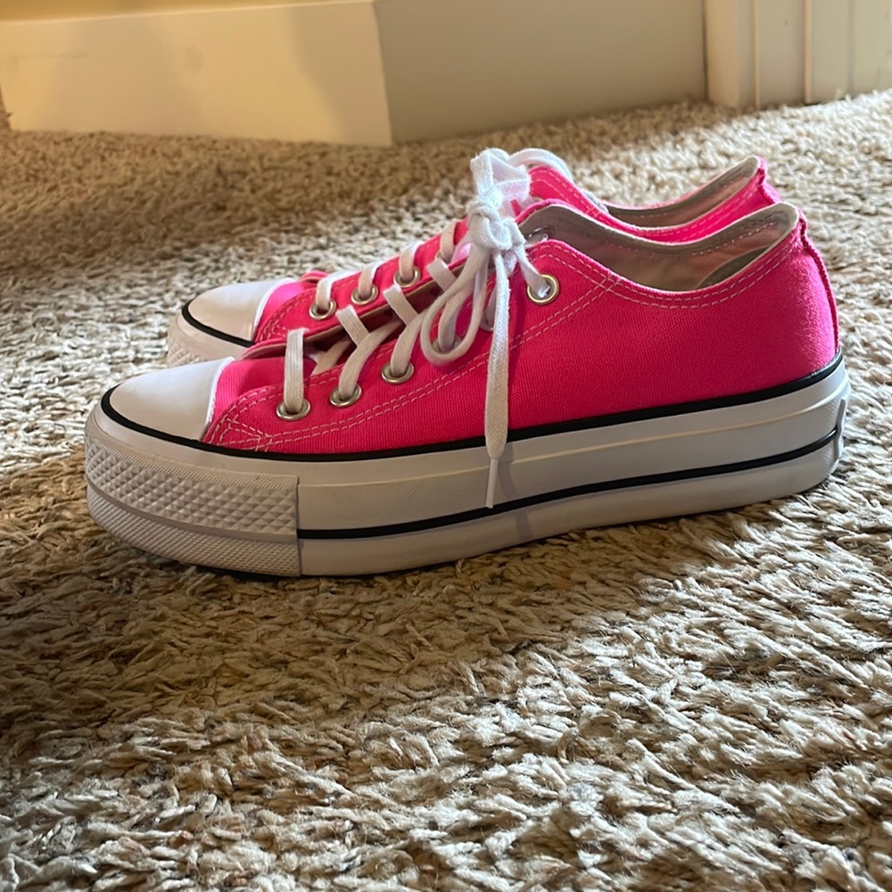 low top converse platform
